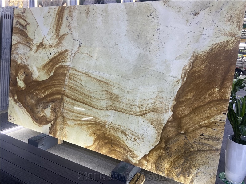 Golden Butterfly Quartzite Slabs 20Mm Polished Surface