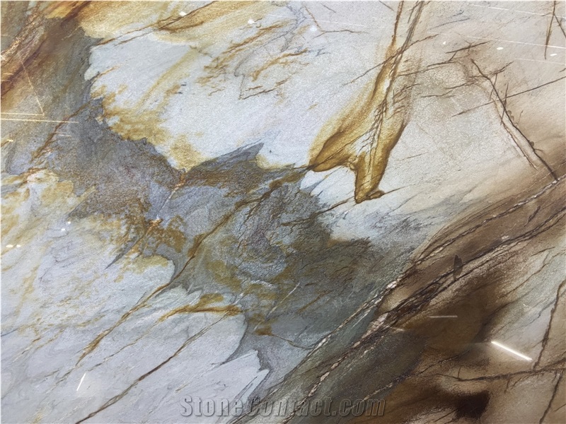 Golden Butterfly Quartzite Slabs 20Mm Polished Surface