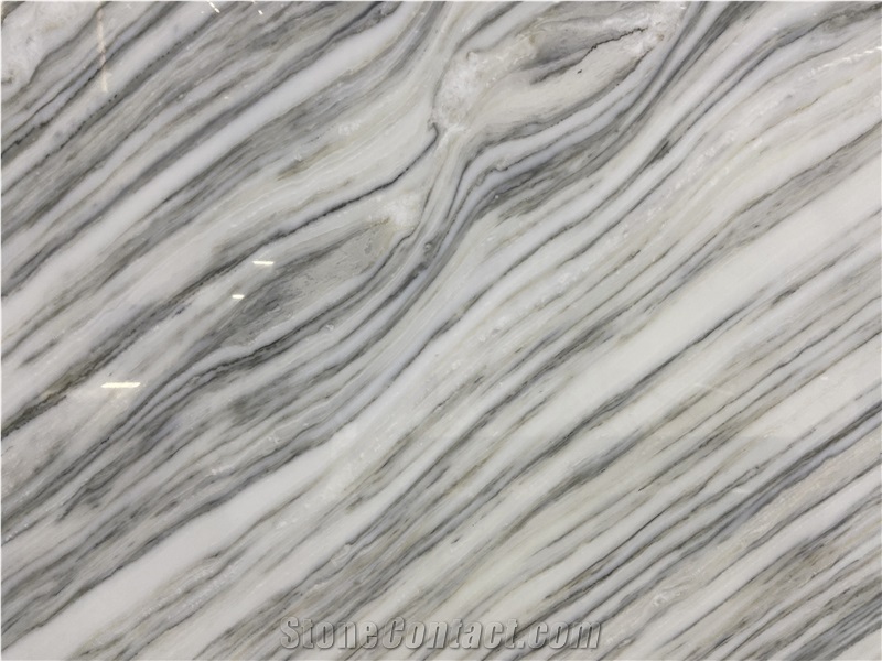 Lasa Bianco Nuvolato Marble Polished Slabs  Wall Tiles