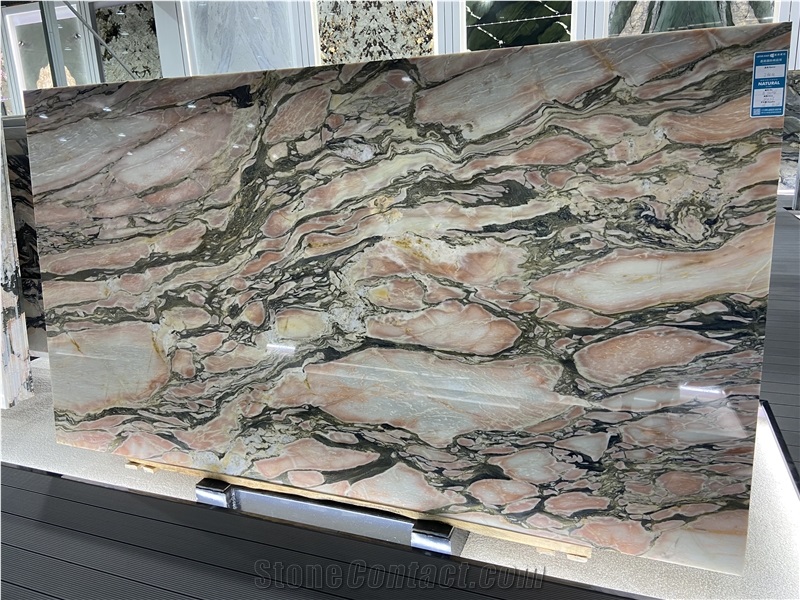 Luxury Calacatta Viola Pink Marble Slabs