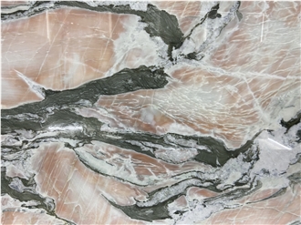 Luxury Calacatta Viola Pink Marble Slabs