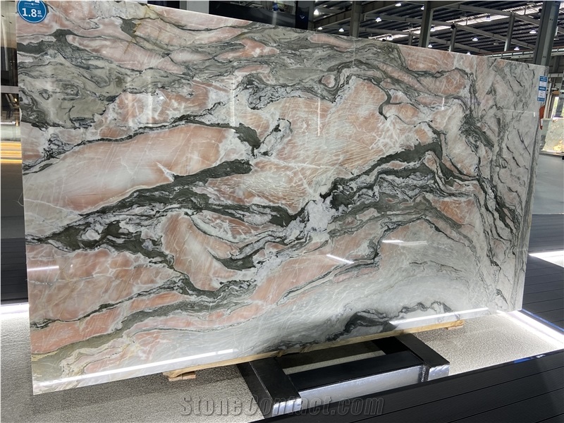 Luxury Calacatta Viola Pink Marble Slabs