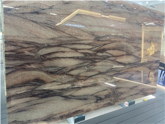 Red Colinas Quartzite Slabs 20Mm Thick For Accent Wall