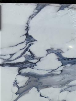 LY029  Calacatta White Quartz Slabs Artificial Stone Slab
