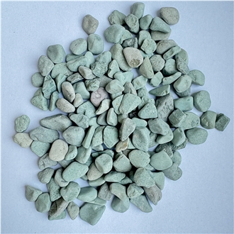 China Green Natural Marble Crushed Stone For Garden