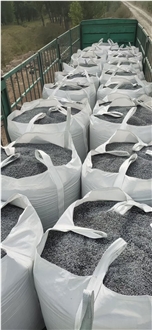 Dark Grey Mable Washed Crushed Stone,Tumble Gravel
