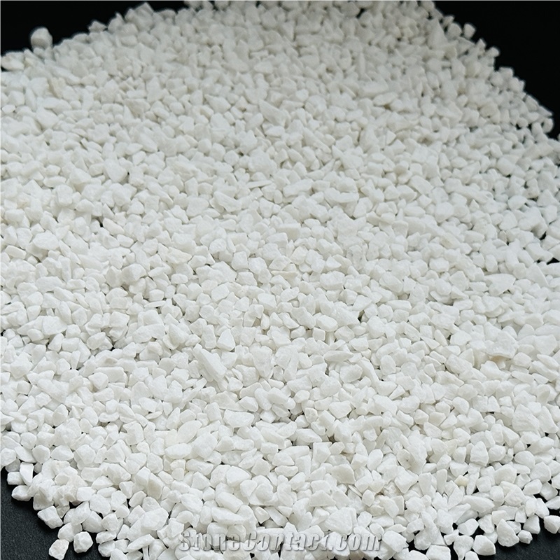 High Hardness White Marble Crushed Stone, Gravel