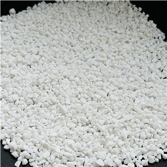 High Hardness White Marble Crushed Stone, Gravel