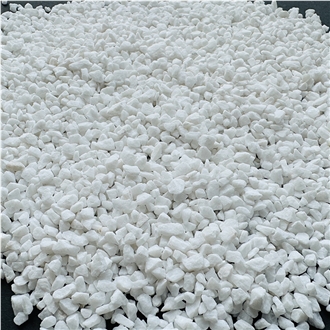 High Hardness White Marble Crushed Stone, Gravel