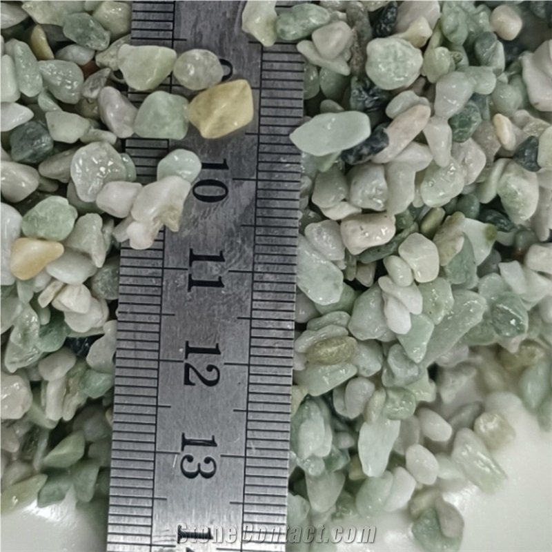 Light Green Marble Washed Crushed Stone,Green Gravel