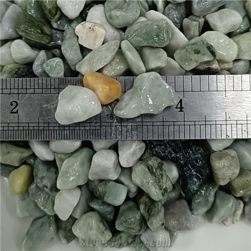 Light Green Marble Washed Crushed Stone,Green Gravel