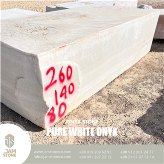 Pure White Onyx Blocks