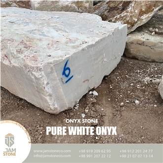 Pure White Onyx Blocks