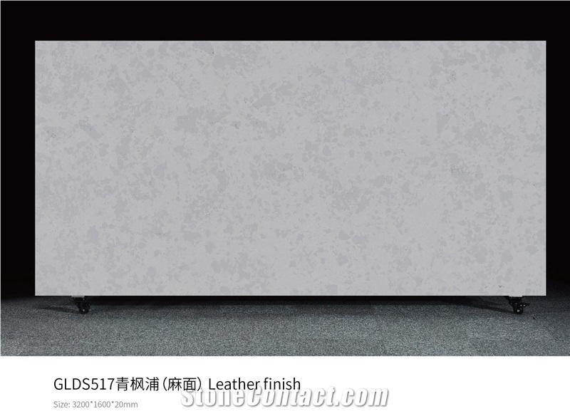 Grey Cement Reinforced Engineering Stone Quartz Slabs