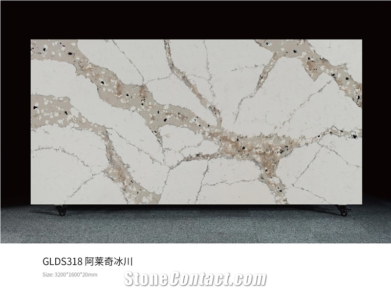 Matte Stone Calacatta White Project Artificial Stone Slabs