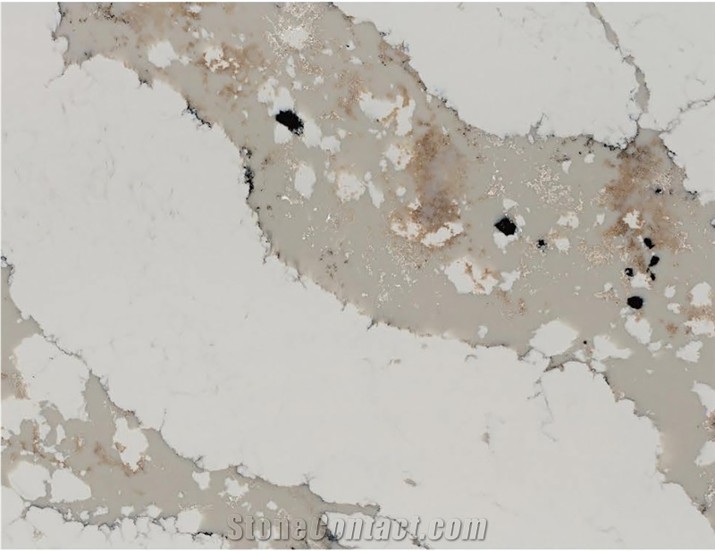 Matte Stone Calacatta White Project Artificial Stone Slabs
