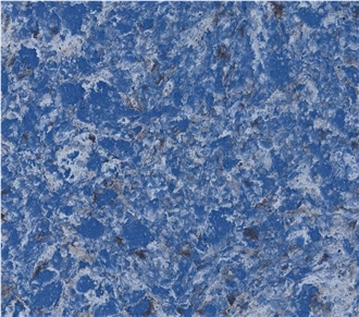Sky Blue Matte Engineering Quartz Slabs