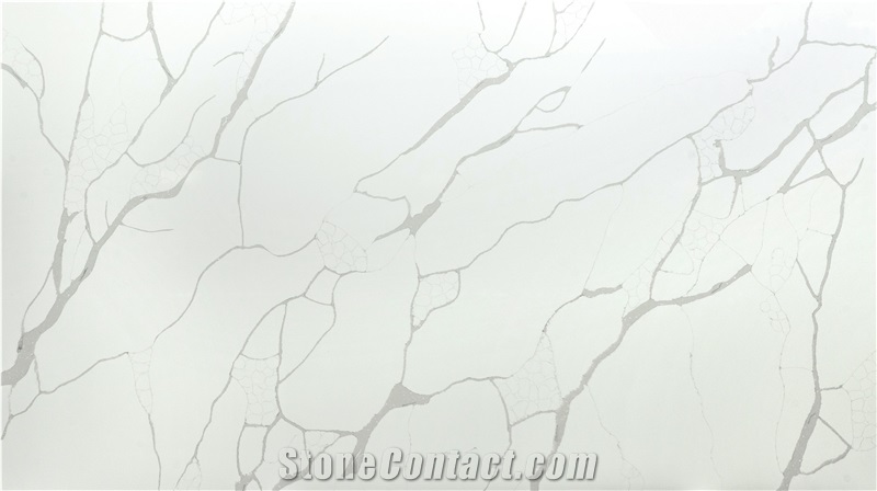 Calacatta Strong Quartz Slabs, Engineered Stone