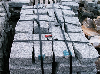 Grey Granite Split Cobble Stone