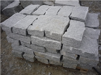 Grey Granite Split Cobble Stone