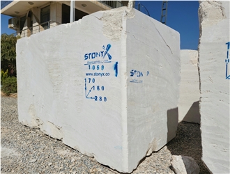 Super White Travertine  Blocks