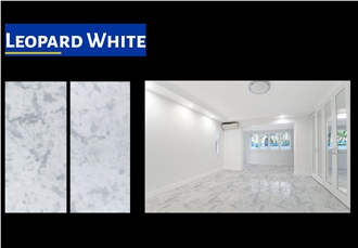 Leopard White Marble Polished And Honed Slabs