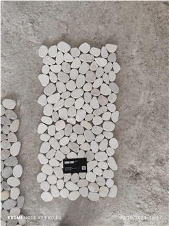 Sliced Pebble Mosaic Tiles Sliced Pebble Mosaic Tiles