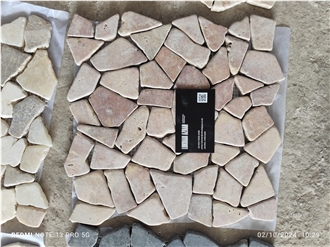 Sliced Pebble Mosaic Tiles