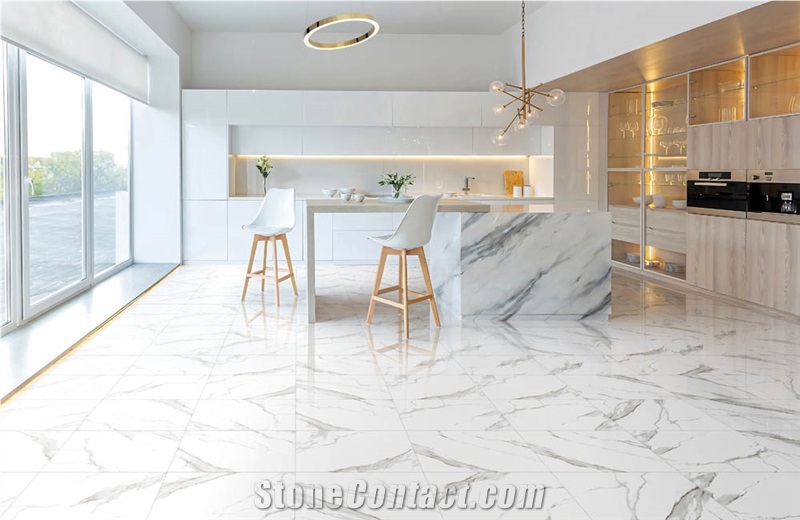 Satvario Calacatta Porcelain Tiles