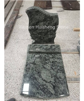 G664 Granite Heart Gravestone
