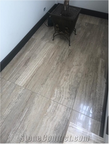 Pedre Travertine Vein Cut Slabs