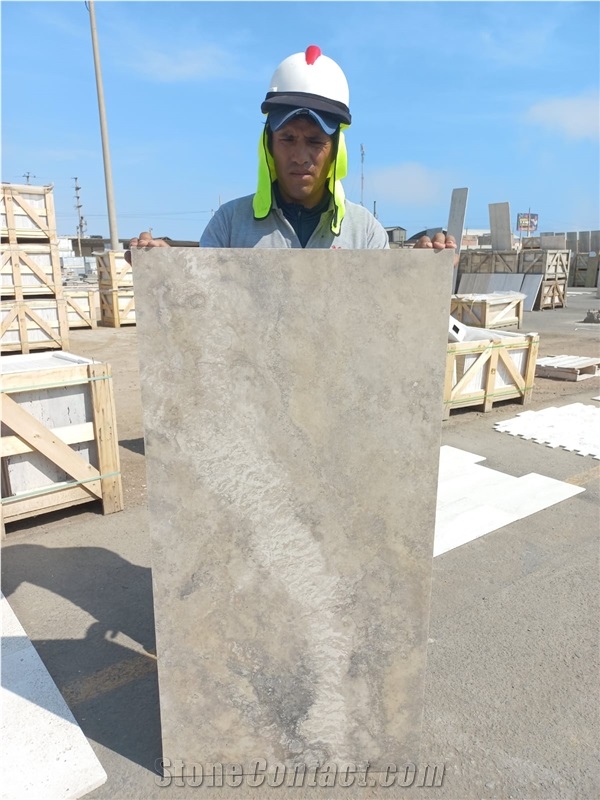 Peru Storm Travertine Slabs