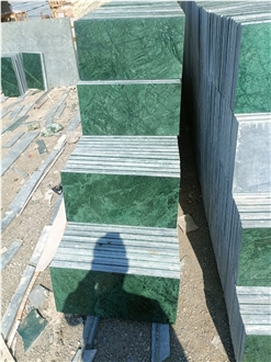 Forest Green Marble Floor Tile