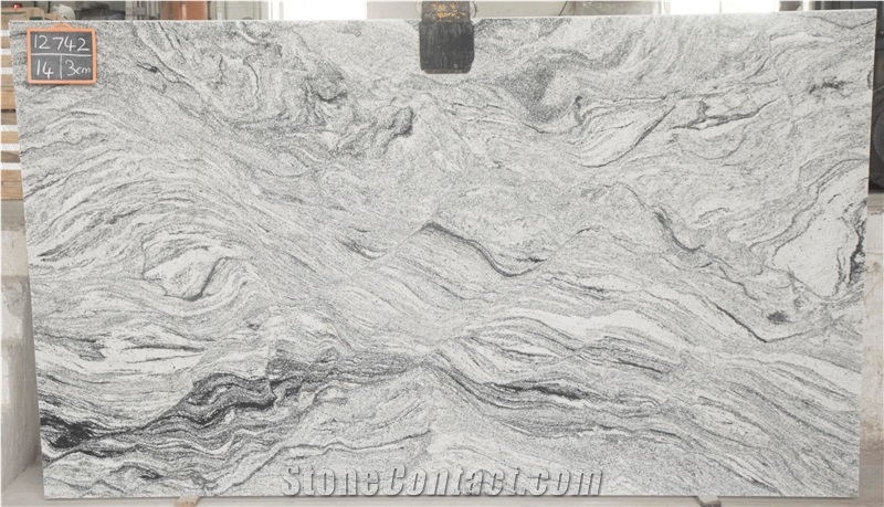 Viscont White Granite Slabs - Polished
