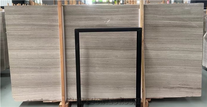 Grey Wood Vein Marble Slabs Tiles
