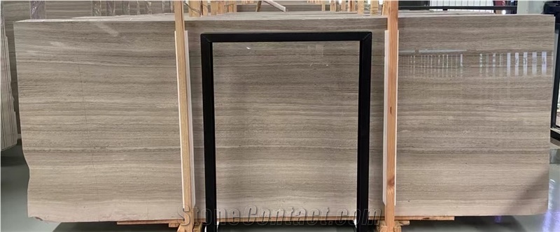 Grey Wood Vein Marble Slabs Tiles