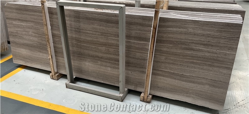 Grey Wood Vein Marble Slabs Tiles