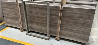 Grey Wood Vein Marble Slabs Tiles