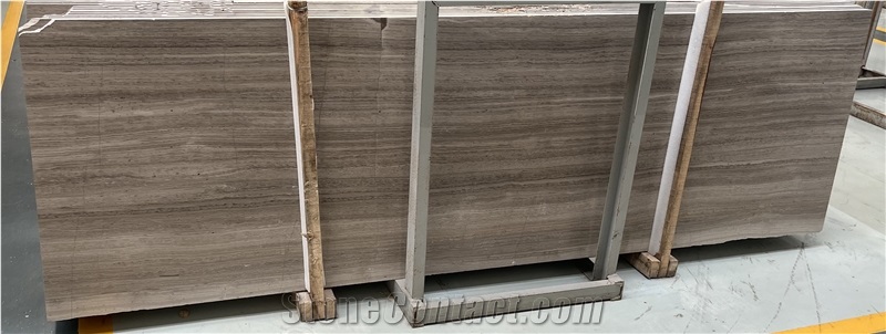 Grey Wood Vein Marble Slabs Tiles
