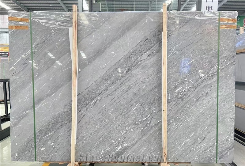 Silver Grey Marble Slabs, Floor Tiles