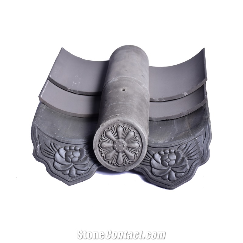 Traditional Style Korean Japanese Roof Tiles For Hanok House