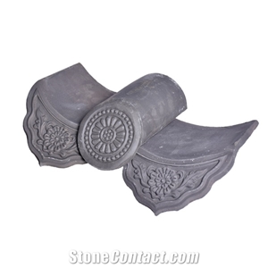 Traditional Style Korean Japanese Roof Tiles For Hanok House