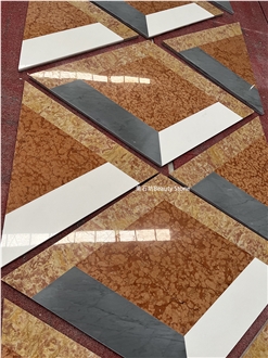 3D Classic Design Flooring Waterjet Pattern Medallions
