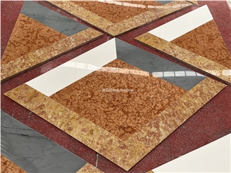 3D Classic Design Flooring Waterjet Pattern Medallions