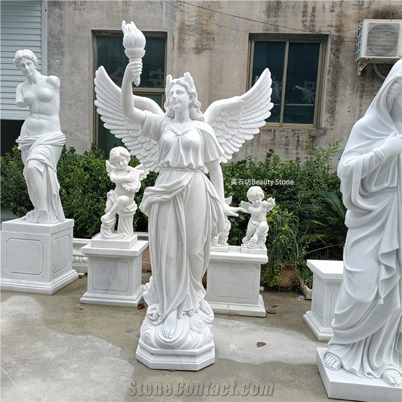 Customized Angel Sculpture With Rich Styles
