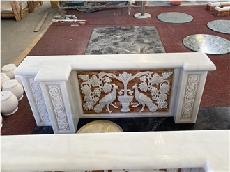 Customized Carvings For Russian Churches Fireplace
