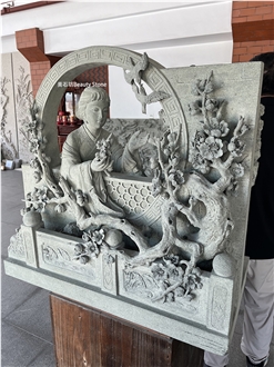 Customized Granite Hand Carved Sculpture Relief
