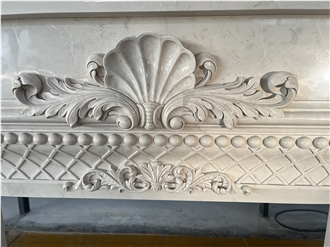 Luxury Custom High-End Handmade Carving Fireplace