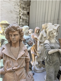 Natural Stone Angel For Outdoor Sculpture