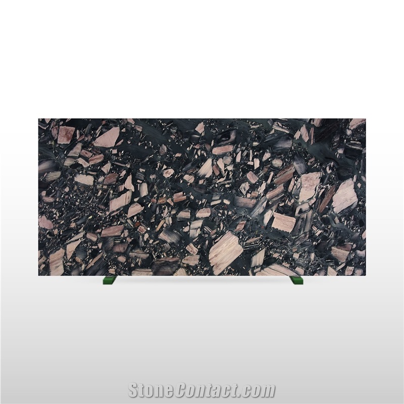 Carmen Black Quartzite Slabs